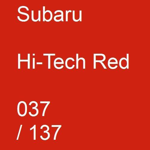 Subaru, Hi-Tech Red, 037 / 137.